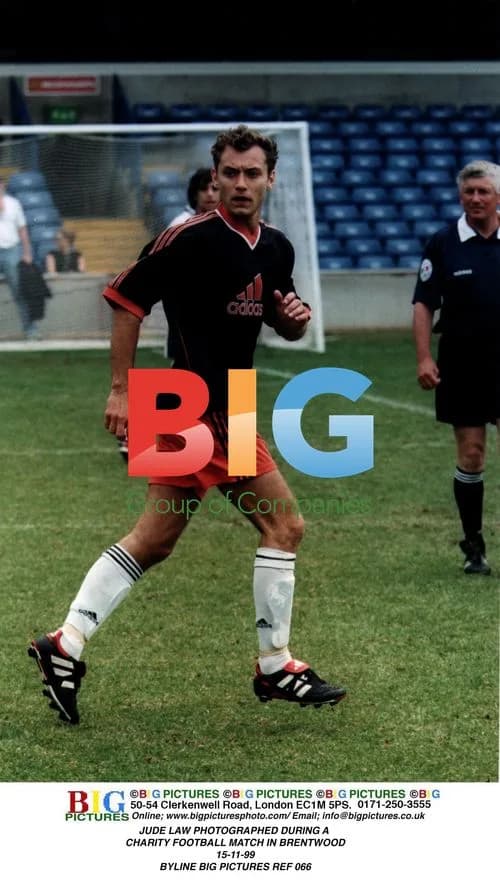 Jude Law at Charity Football Match