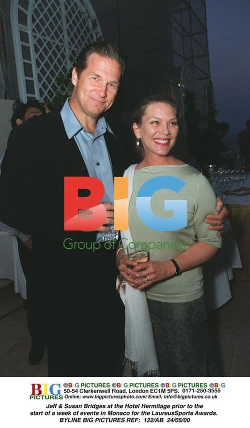 Jeff & Susan Bridges at Laureus Sports Awards in Monaco