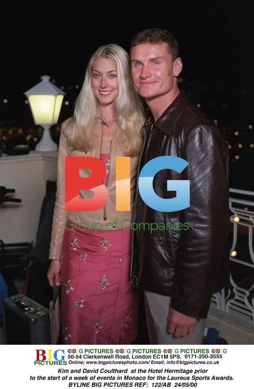 David and Kim Coulthard at Laureus Sports Awards in Monaco
