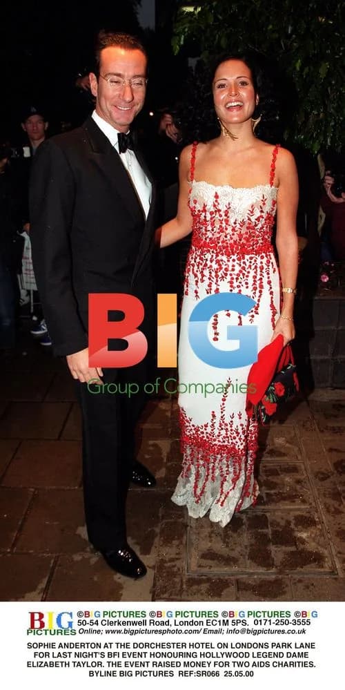 Sophie Anderton at BFI Event Honoring Elizabeth Taylor