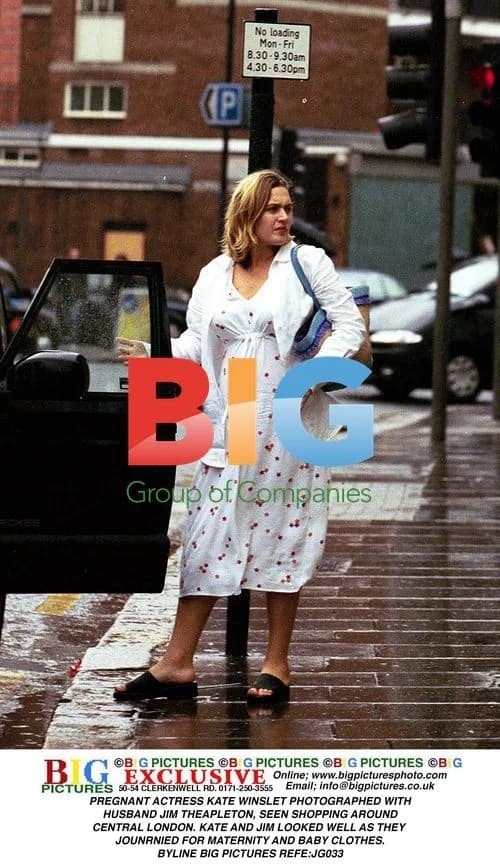 Kate Winslet and Jim Theapleton Shop in London