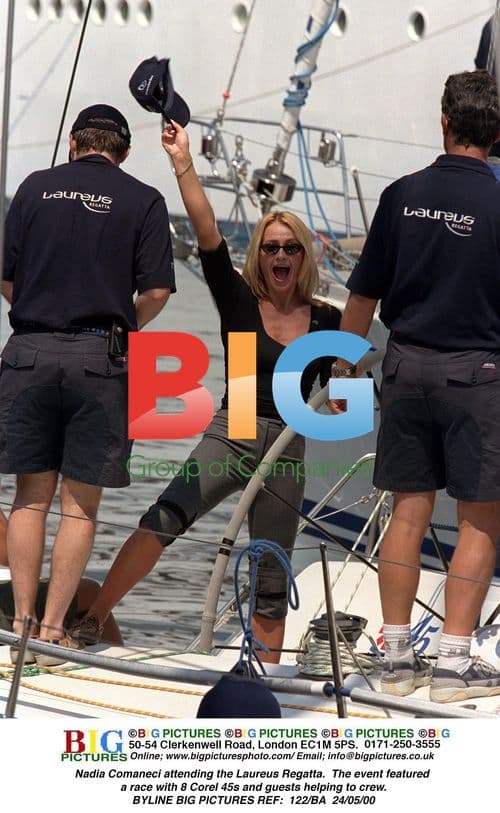 Nadia Comaneci at Laureus Regatta in Monte Carlo