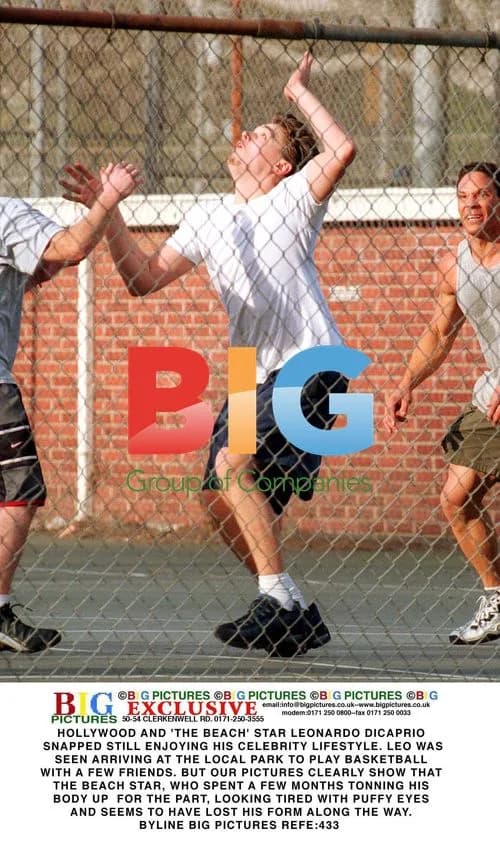 Leonardo DiCaprio Plays Basketball