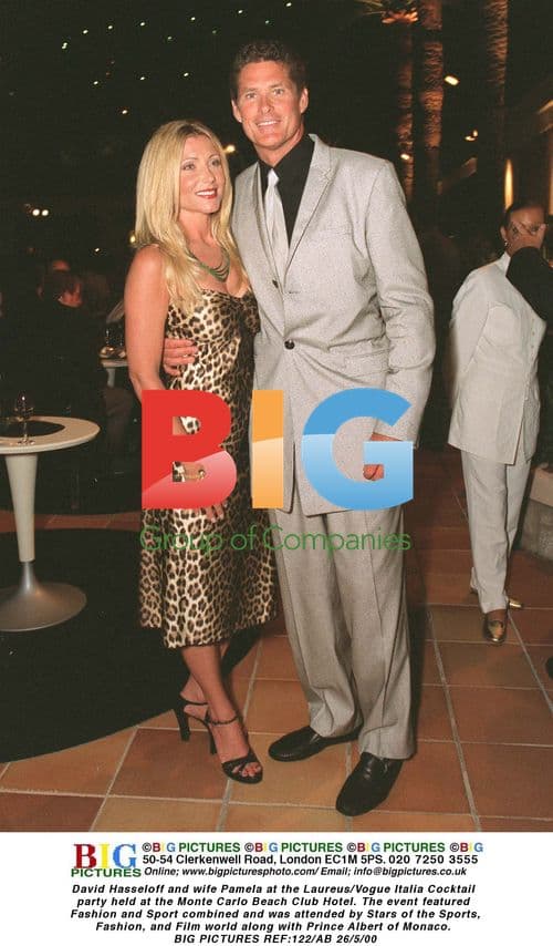 David Hasselhoff and wife Pamela at Laureus/Vogue event