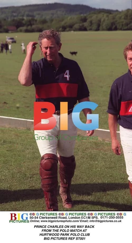 Prince Charles at Hurtwood Park Polo Club