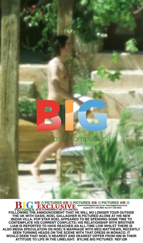 Noel Gallagher Alone at Ibizan Villa