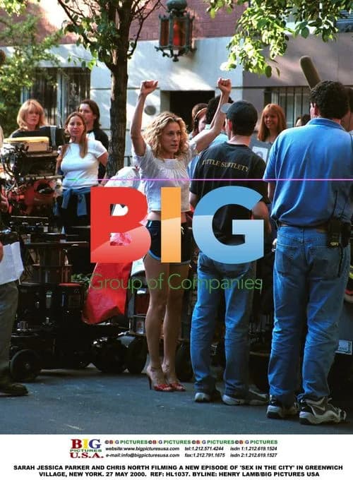 Sarah Jessica Parker & Chris Noth film 'Sex in the City'
