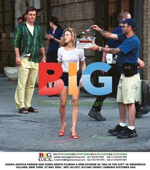 SJP and Chris Noth film 'Sex in the City'