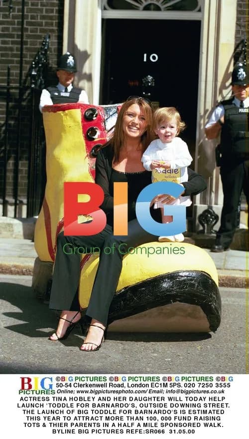 Tina Hobley and Daughter Launch 'Toddle for Barnardo's'