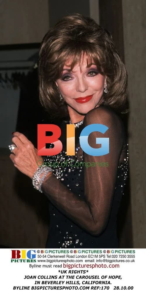 Joan Collins at Carousel of Hope in Beverly Hills