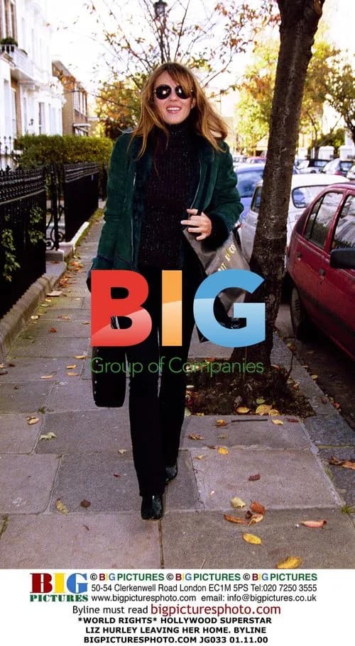 Liz Hurley Leaves Home