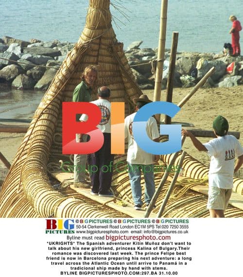 Spanish adventurer Kitn Muoz seen in Barcelona