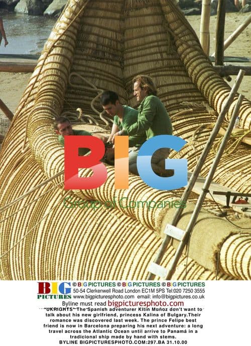 Spanish adventurer Kitn Muoz and girlfriend princess Kalina