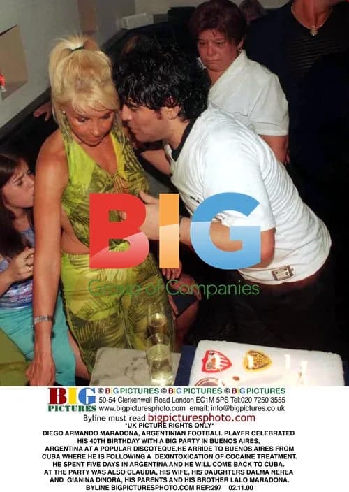 Maradona Celebrates 40th Birthday in Buenos Aires
