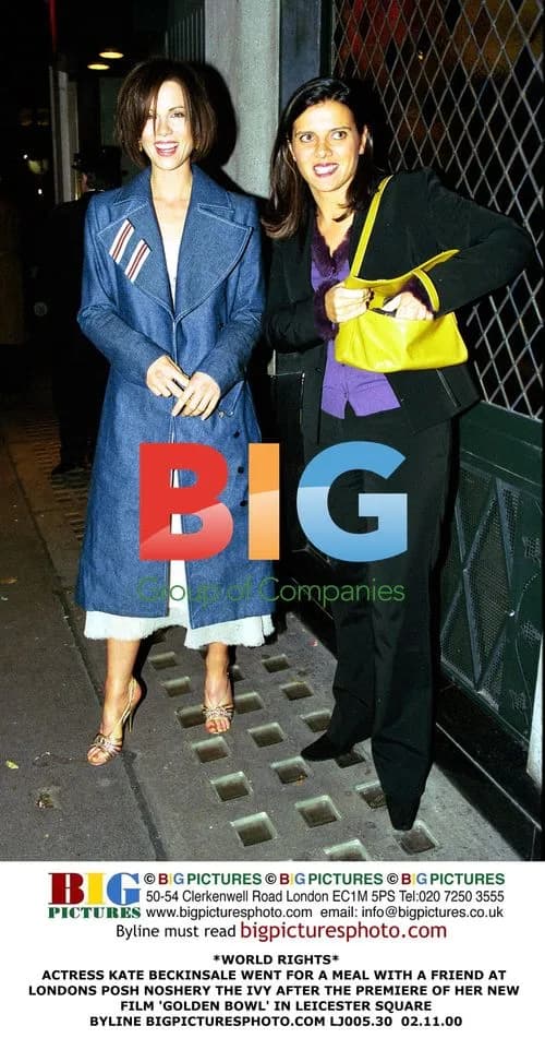 Kate Beckinsale Dines at The Ivy After Film Premiere