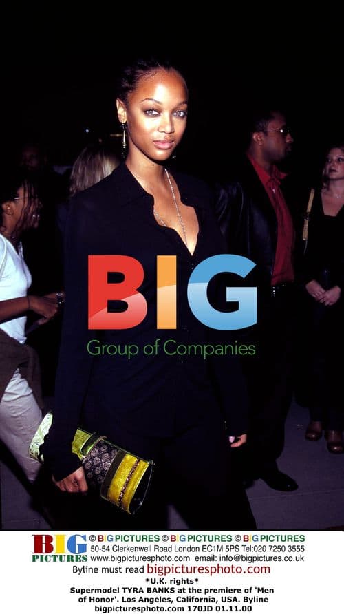 Tyra Banks at 'Men of Honor' Premiere