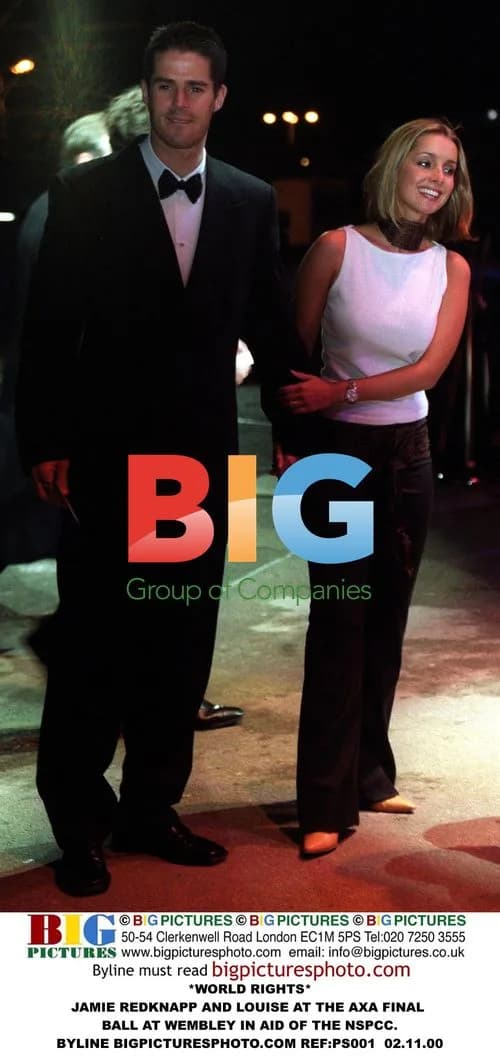 Jamie Redknapp and Louise at AXA Final Ball for NSPCC
