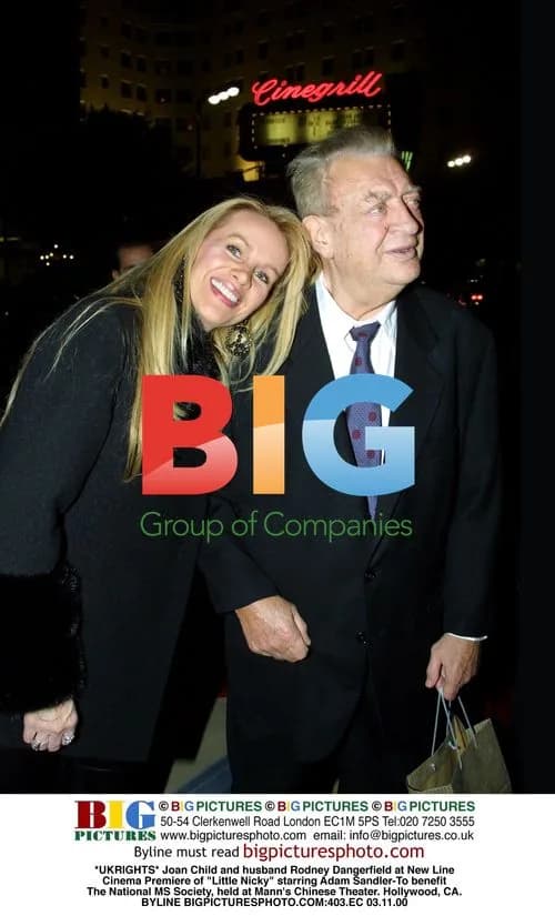 Joan Child and Rodney Dangerfield at "Little Nicky" Premiere