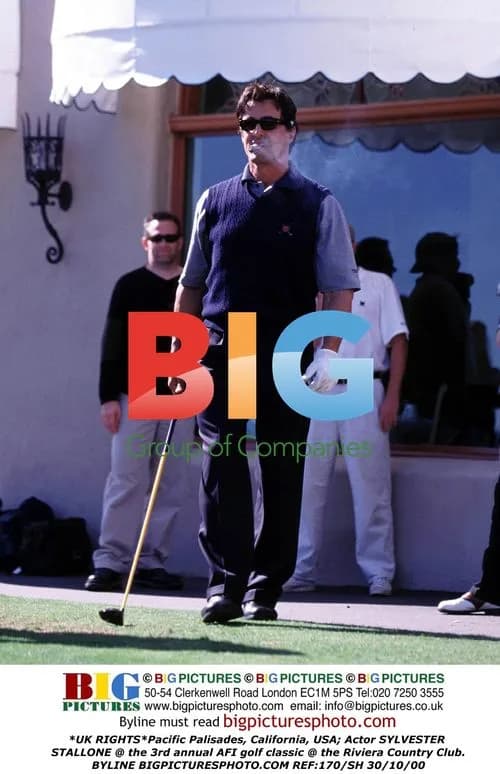 Sylvester Stallone at AFI Golf Classic