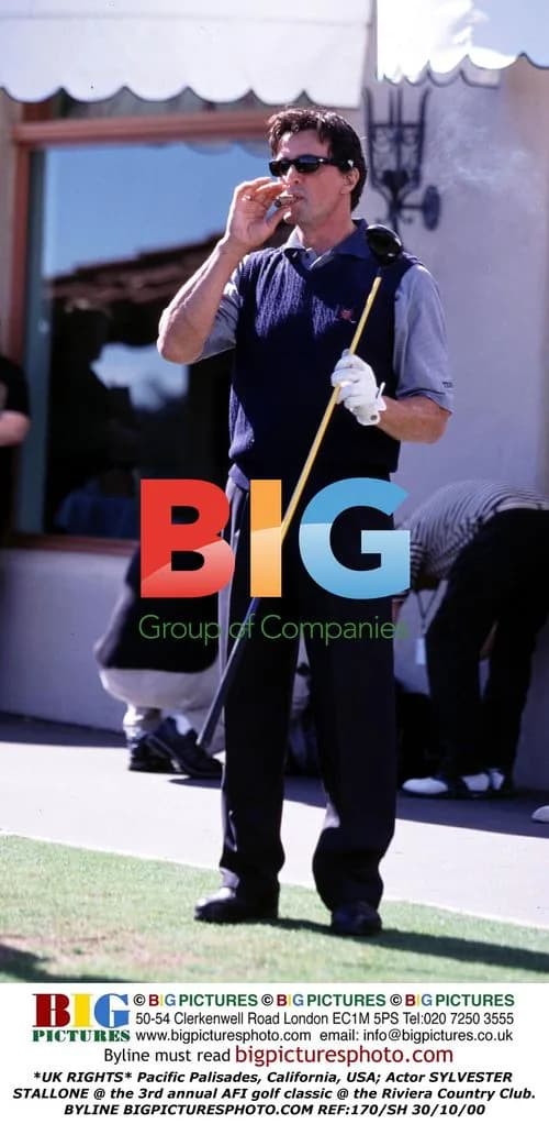 Sylvester Stallone at AFI Golf Classic