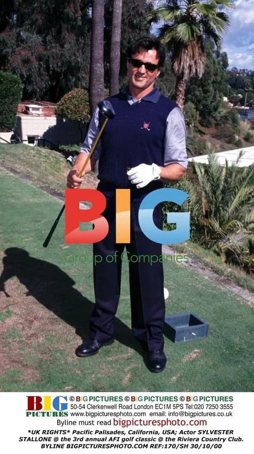Sylvester Stallone at AFI Golf Classic
