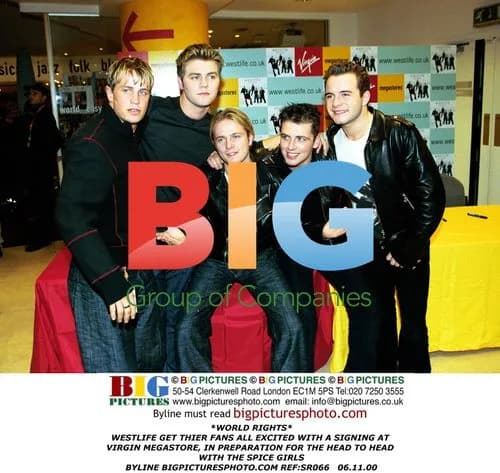 Westlife Signing at Virgin Megastore