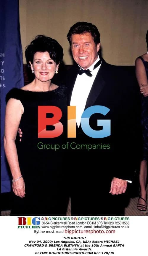 Actors MICHAEL CRAWFORD & BRENDA BLETHYN at BAFTA LA Britannia Awards