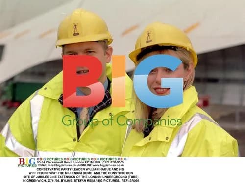 William Hague and wife visit Millennium Dome