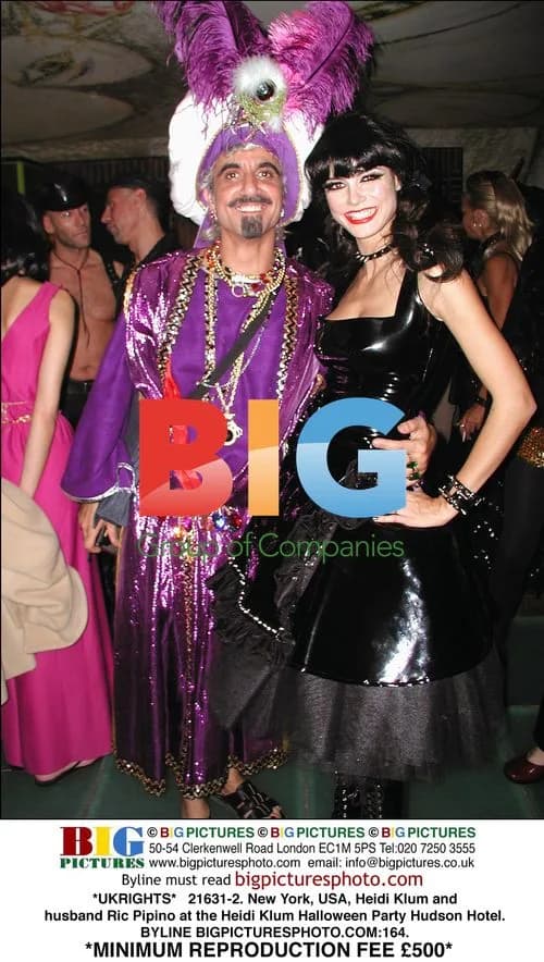 Heidi Klum and Ric Pipino at Heidi Klum Halloween Party