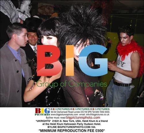 Heidi Klum & Friend at Halloween Party