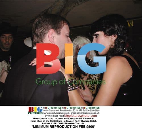 Prince Andrew & Heidi Klum at Klum's Halloween Party