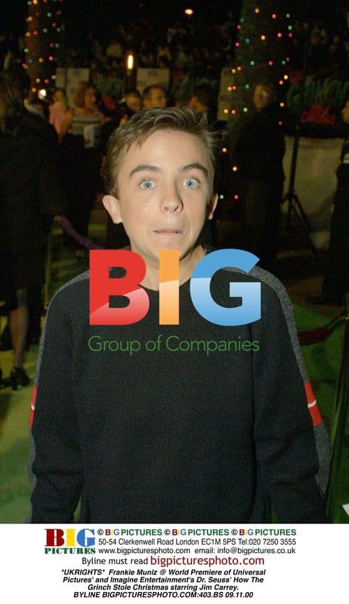 Frankie Muniz @ Grinch Premiere