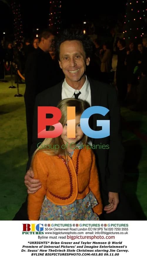 Brian Grazer and Taylor Momsen at Grinch Premiere