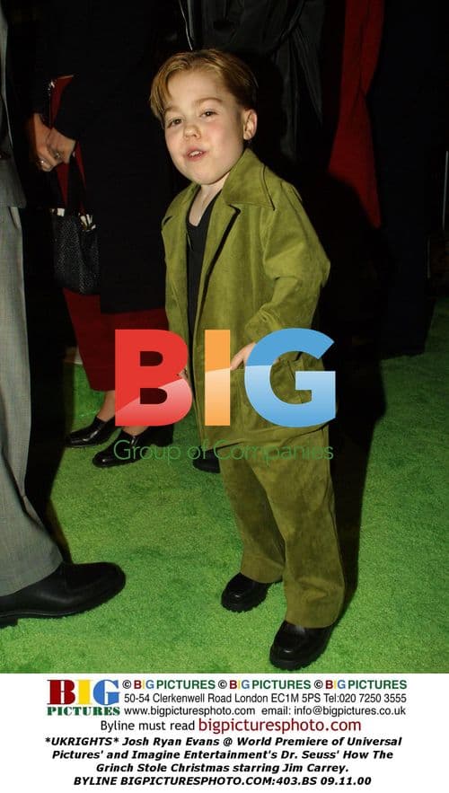 Josh Ryan Evans @ World Premiere of Dr. Seuss' The Grinch