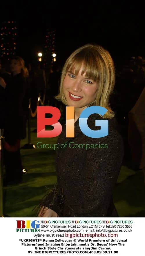 Renee Zellweger @ Grinch Premiere