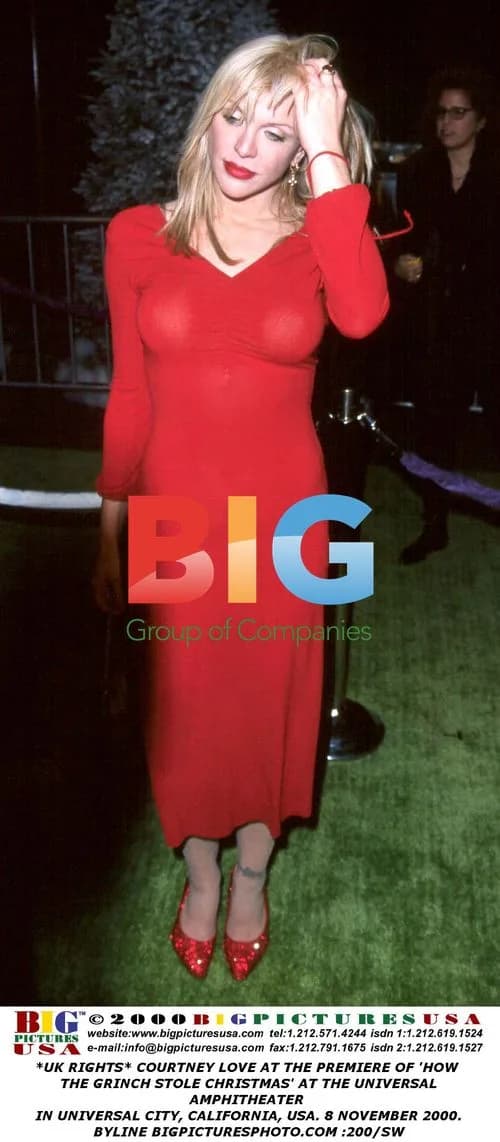 Courtney Love at 'Grinch' Premiere