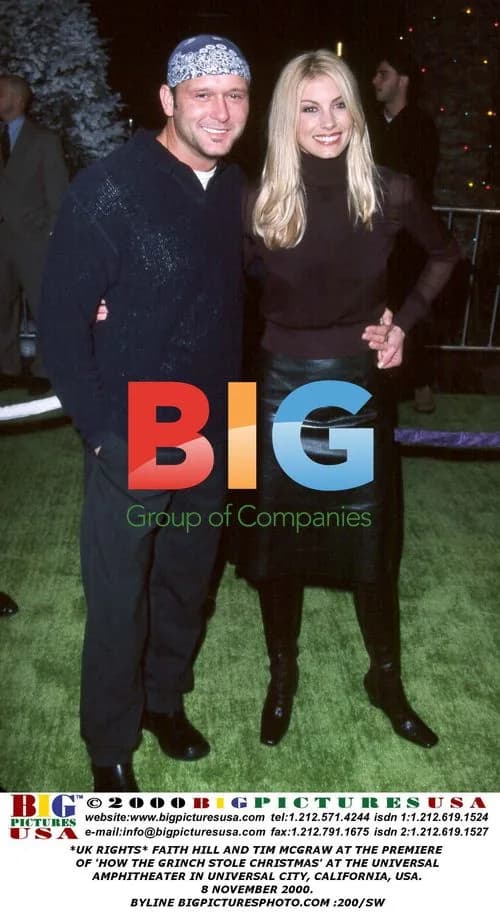 Faith Hill and Tim McGraw at 'Grinch' Premiere