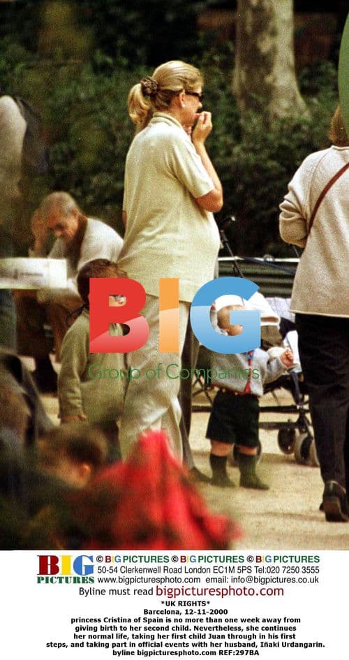 Princess Cristina takes son on outing