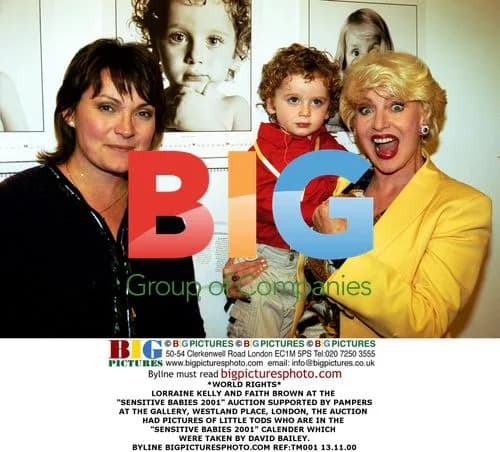 Lorraine Kelly and Faith Brown at Sensitive Babies 2001 Auction