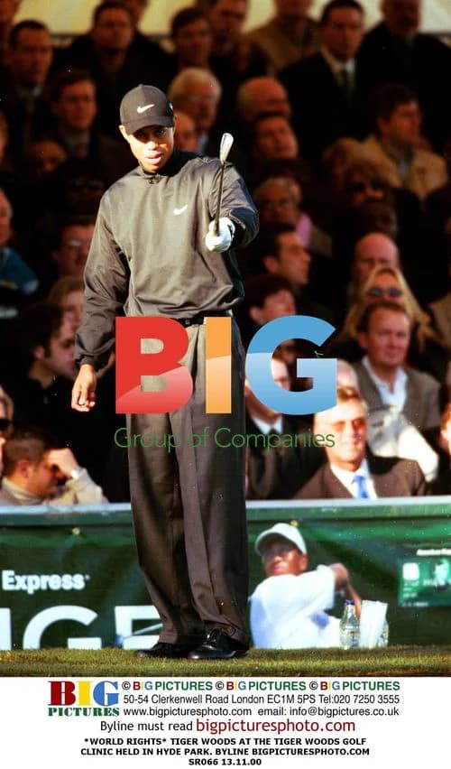 Tiger Woods at Golf Clinic in Hyde Park