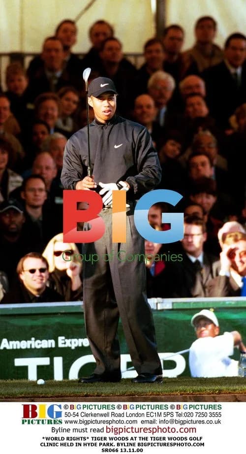 Tiger Woods at Golf Clinic in Hyde Park