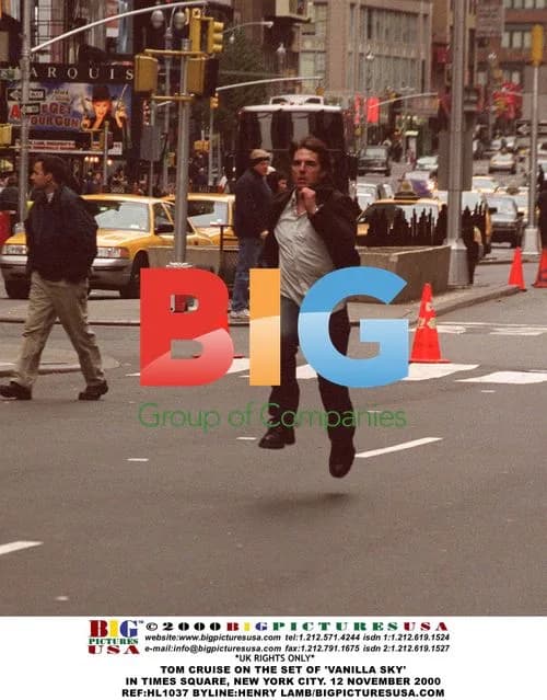 Tom Cruise on 'Vanilla Sky' set in NYC