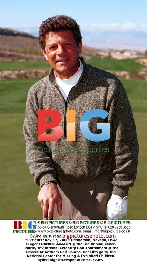Frankie Avalon at Canon Charity Golf Tournament