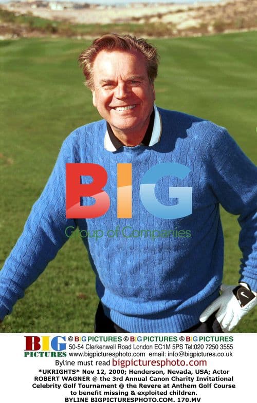 Robert Wagner at Celebrity Golf Tournament