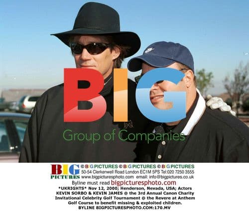 Sorbo and James at Canon Charity Golf Tournament