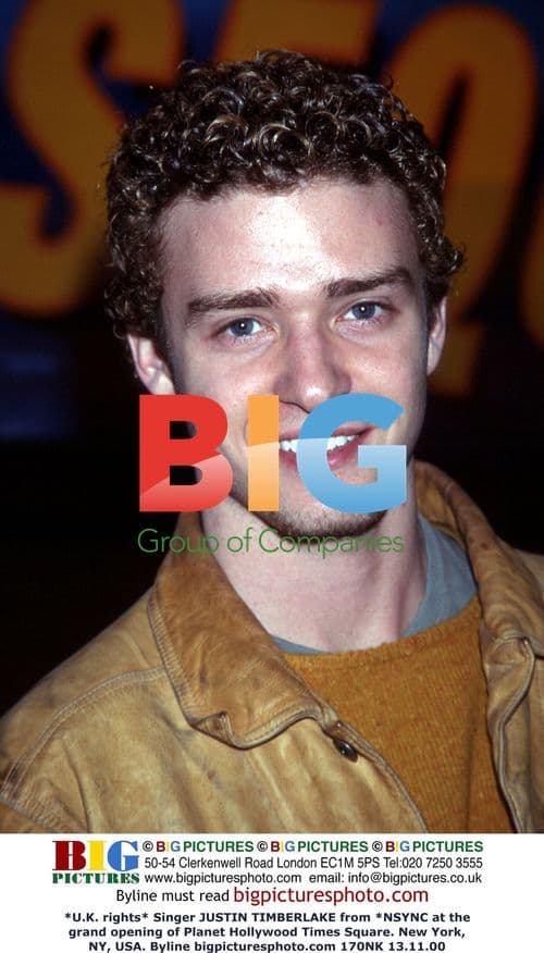 Justin Timberlake at Planet Hollywood Opening