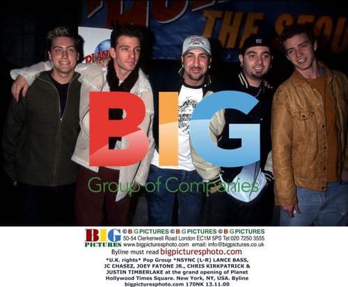 *NSYNC at Planet Hollywood Times Square Opening