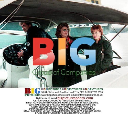 Sofia Loren Returns to Posillipo, Naples