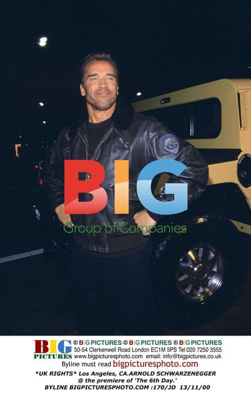 Arnold Schwarzenegger at 'The 6th Day' Premiere