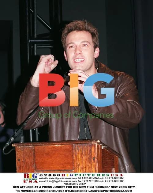 Ben Affleck at 'Bounce' Press Junket